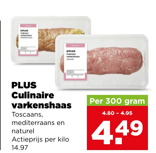 PLUS Culinaire varkenshaas