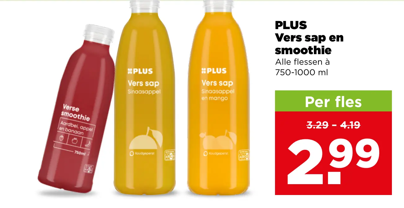 PLUS Vers sap en smoothie