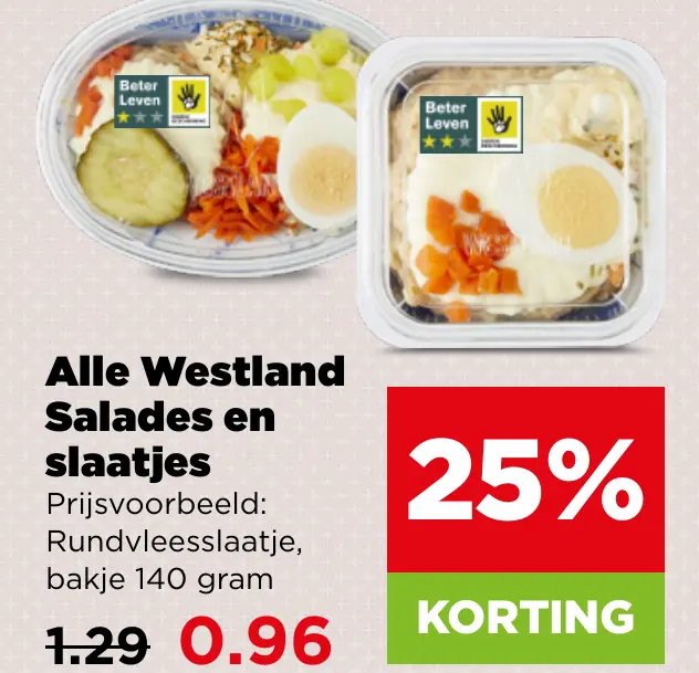 Alle Westland Salades en slaatjes
