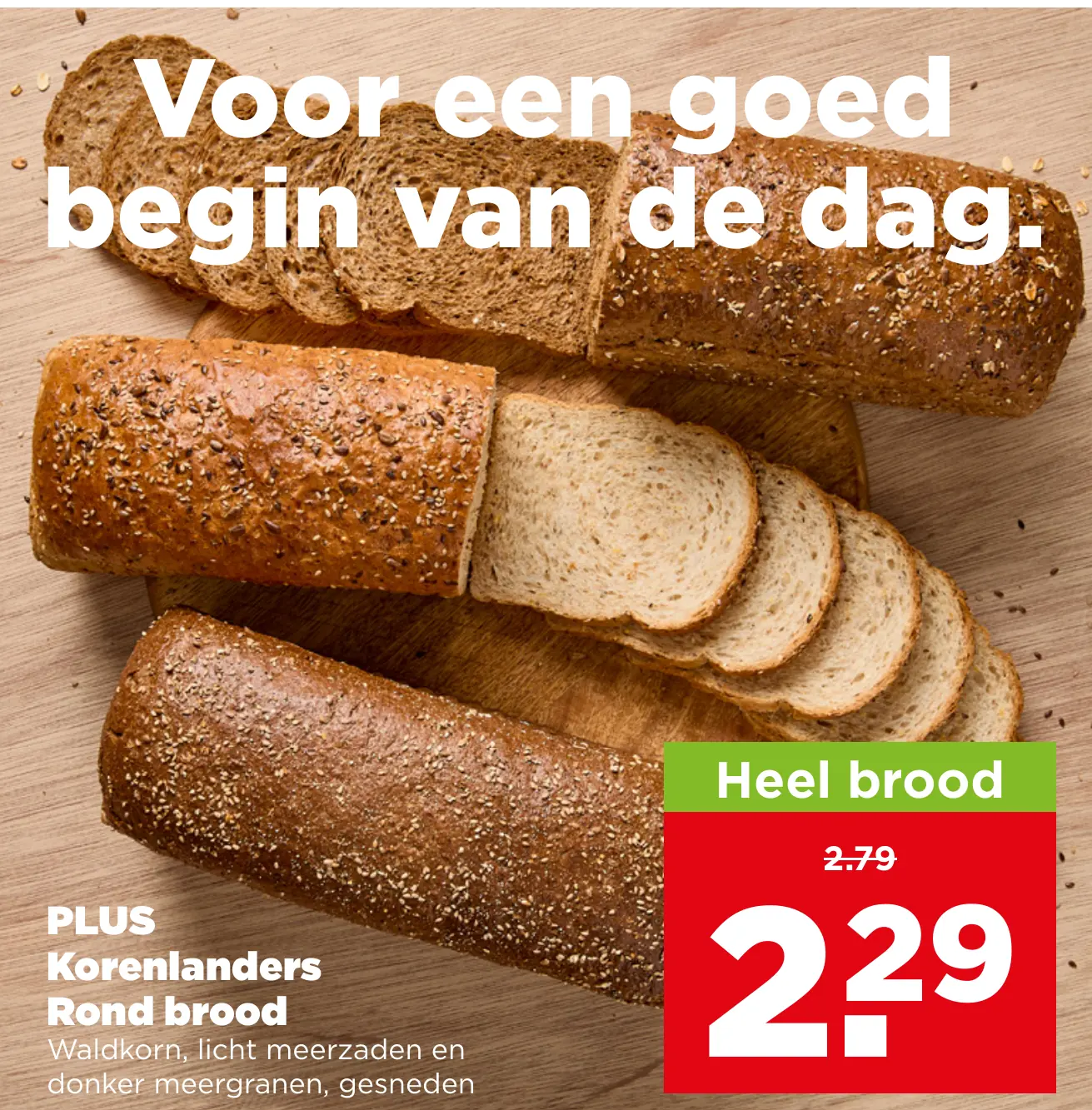 PLUS Korenlanders Rond brood