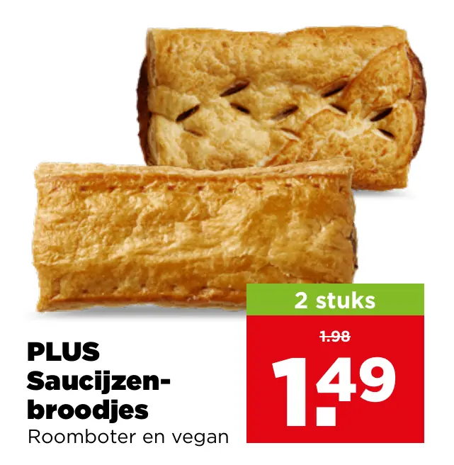 PLUS Saucijzen-broodjes