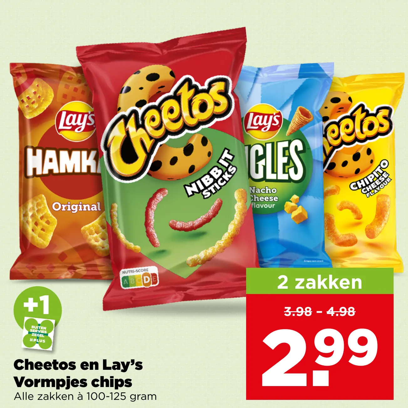 Cheetos en Lay's Vormpjes chips