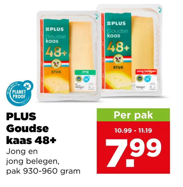 PLUS Goudse kaas 48+