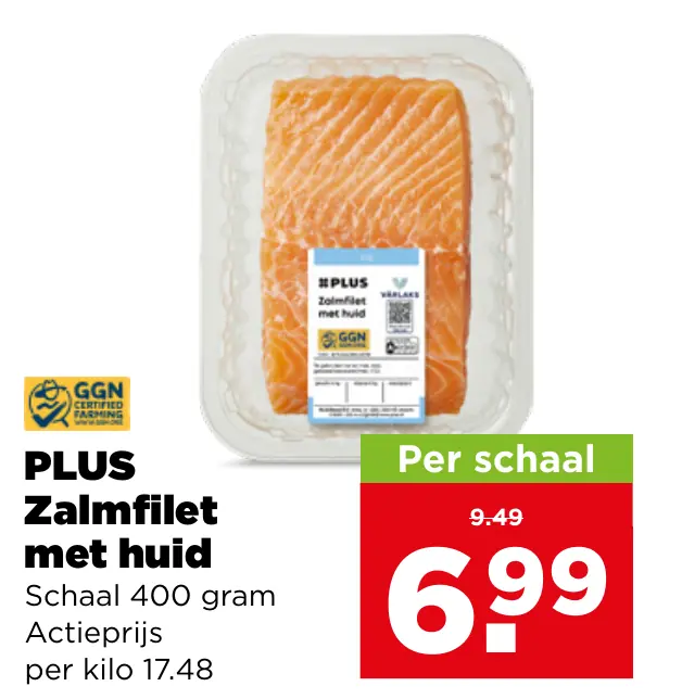 PLUS Zalmfilet met huid