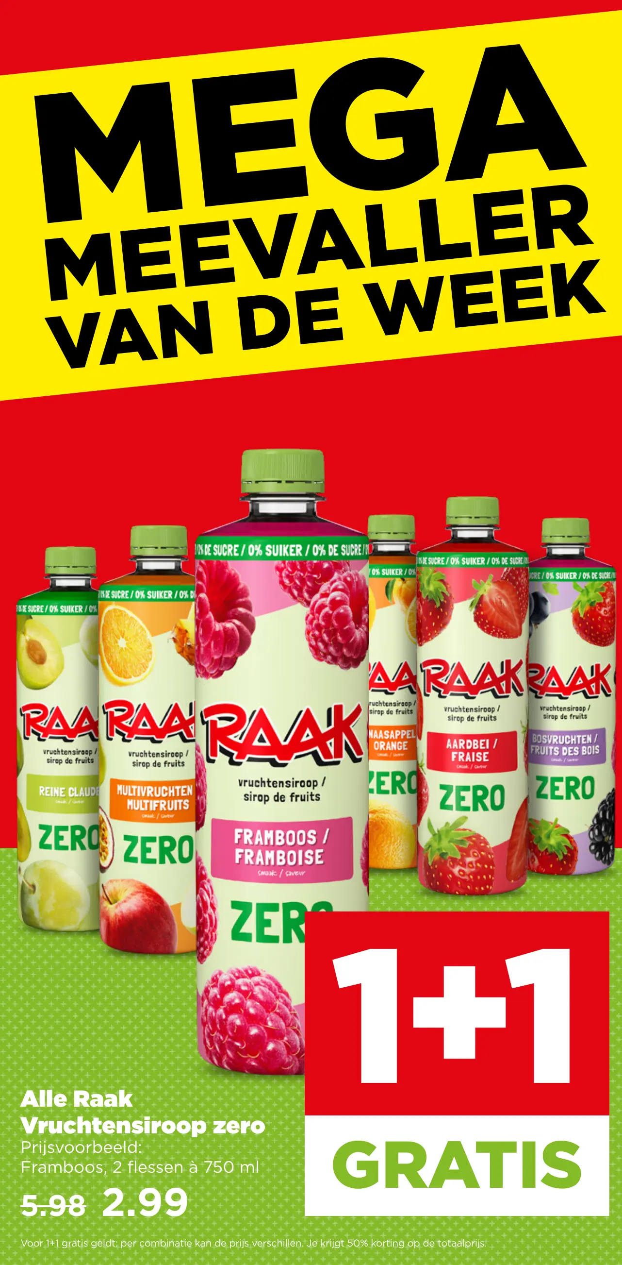 Alle Raak Vruchtensiroop zero