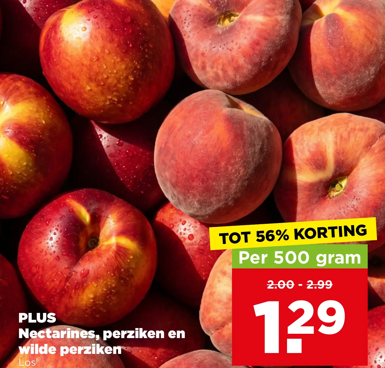 PLUS Nectarines, perziken en wilde perziken
