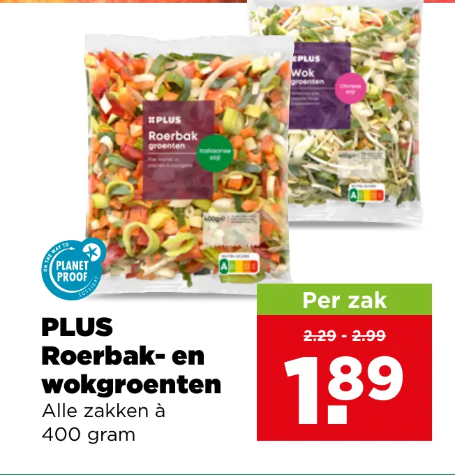 PLUS Roerbak- en wokgroenten