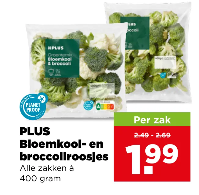 PLUS Bloemkool- en broccoliroosjes