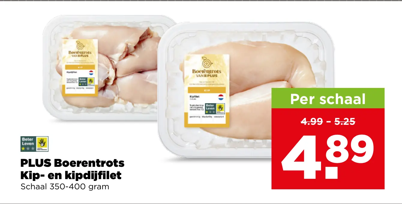 PLUS Boerentrots Kip- en kipdijfilet