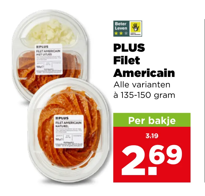 PLUS Filet Americain
