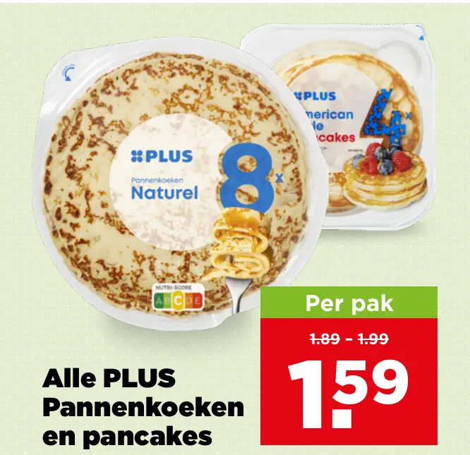 Alle PLUS Pannenkoeken en pancakes