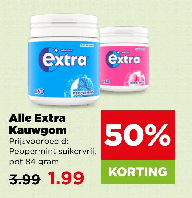 Alle Extra Kauwgom