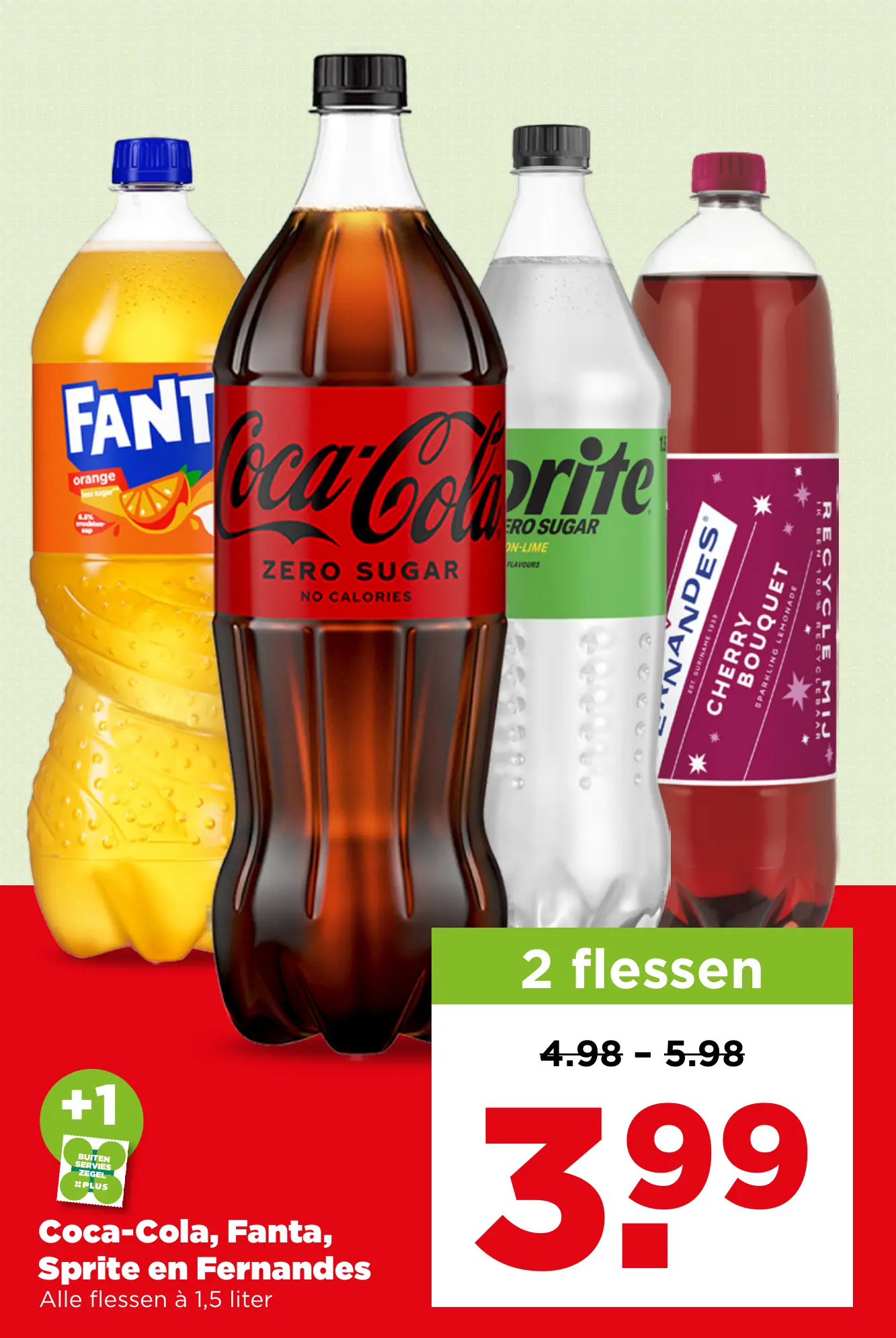 Coca-Cola, Fanta, Sprite en Fernandes