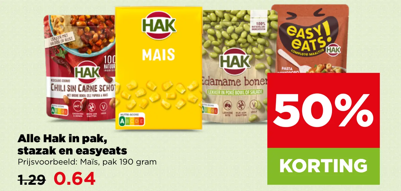 Alle Hak In pak stazak en easyeats