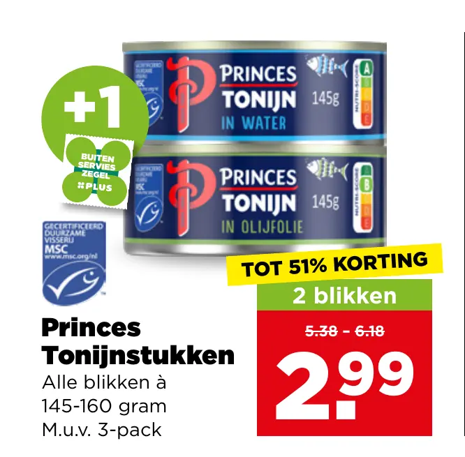 Princes Tonijnstukken