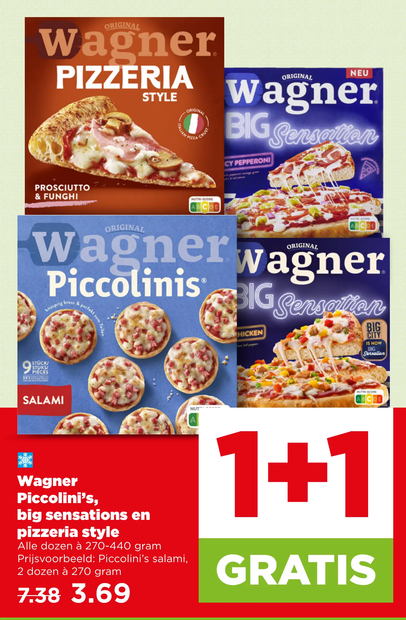 Wagner Piccolini's big sensations en pizzeria style