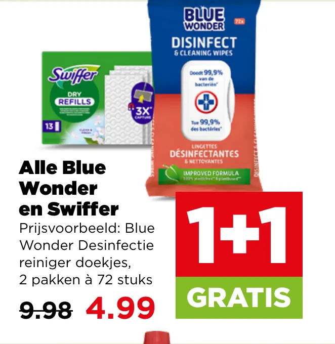 Alle Blue Wonder en Swiffer