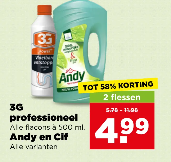 3G Professioneel en Andy en Cif