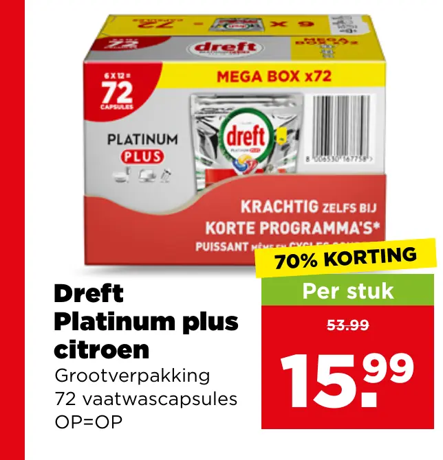 Dreft Platinum plus citroen