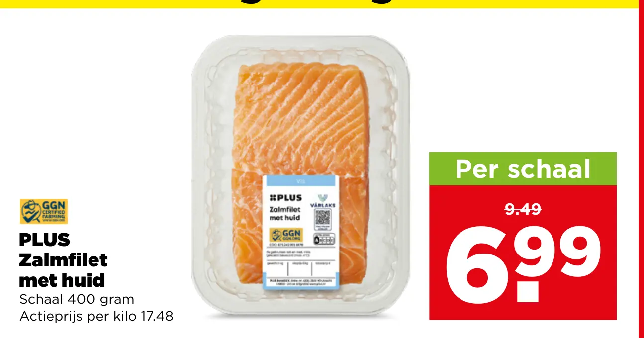 PLUS Zalmfilet met huid