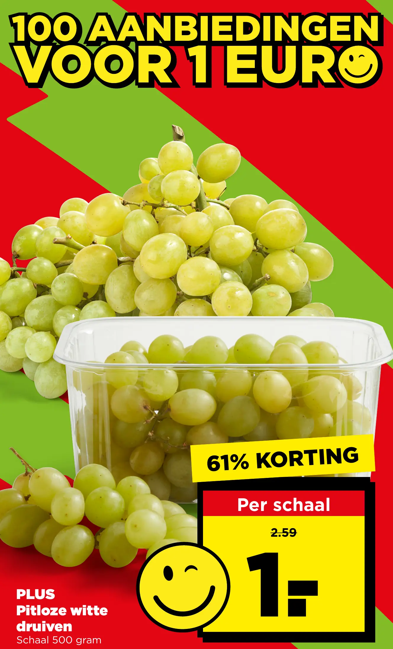 PLUS Pitloze witte druiven