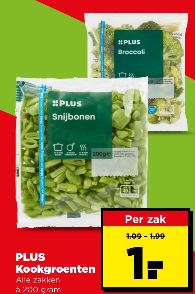 PLUS Kookgroenten