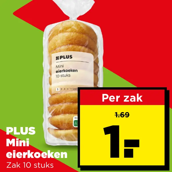 PLUS Mini eierkoeken