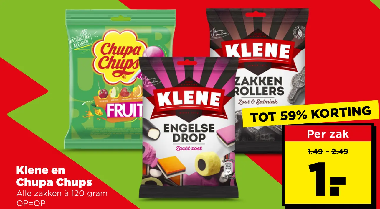 Klene en Chupa Chups