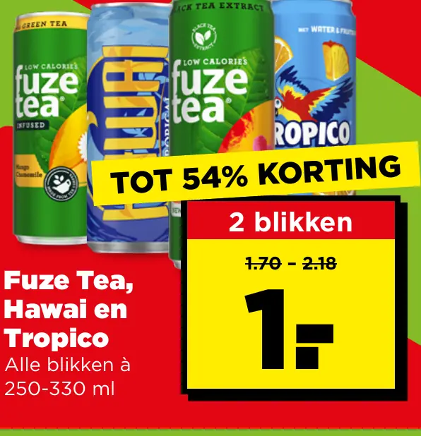 Fuze Tea, Hawai en Tropico