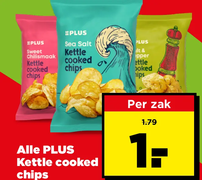 Alle PLUS Kettle cooked chips