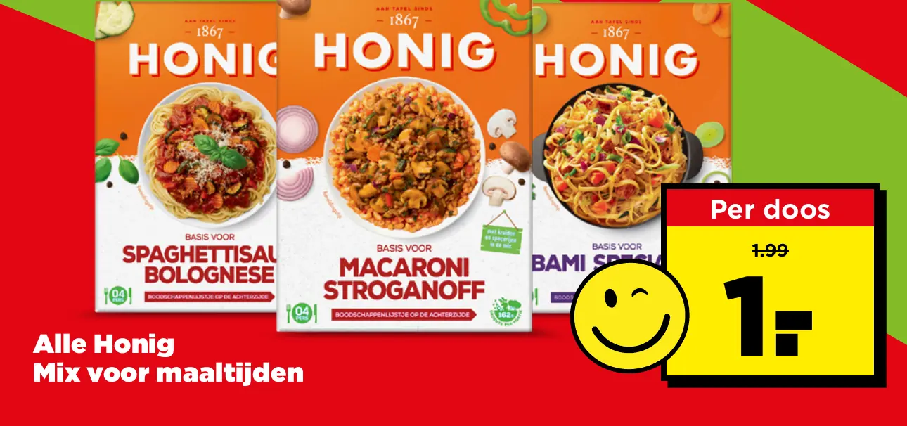 Alle Honig Mix voor maaltijden