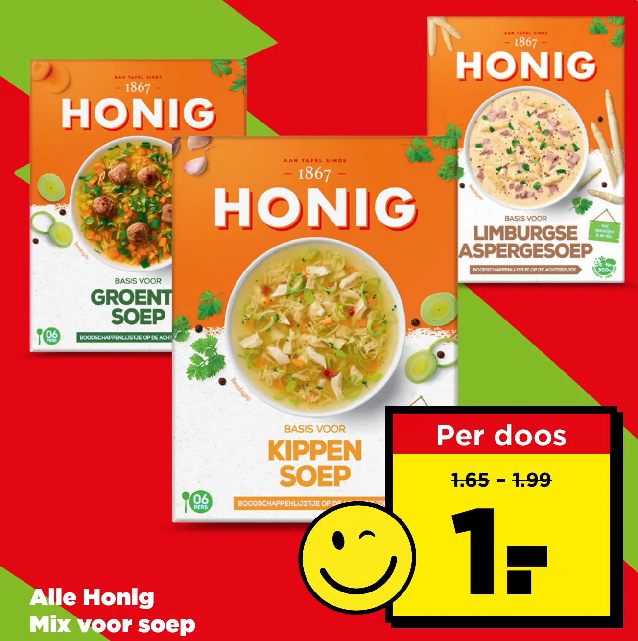 Alle Honig Mix voor soep