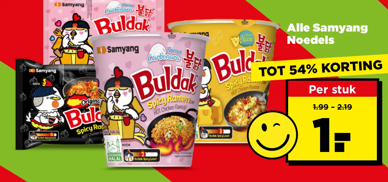 Alle Samyang Noedels
