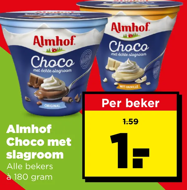 Almhof Choco met slagroom