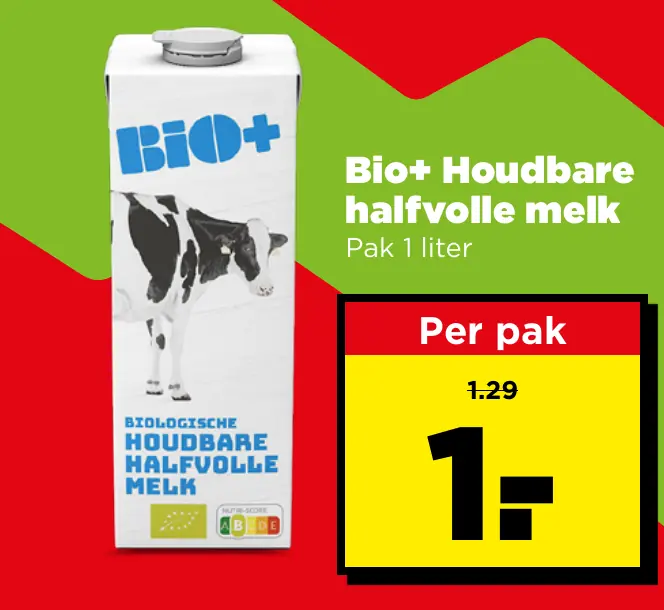 Bio+ Houdbare halfvolle melk
