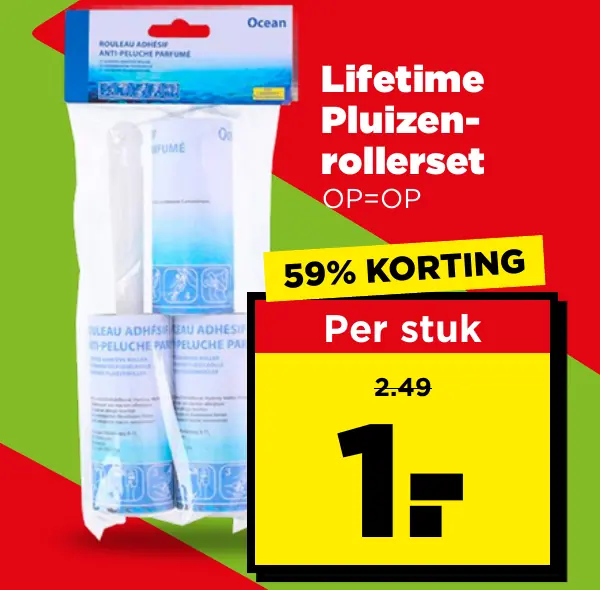Lifetime Pluizen-rollerset