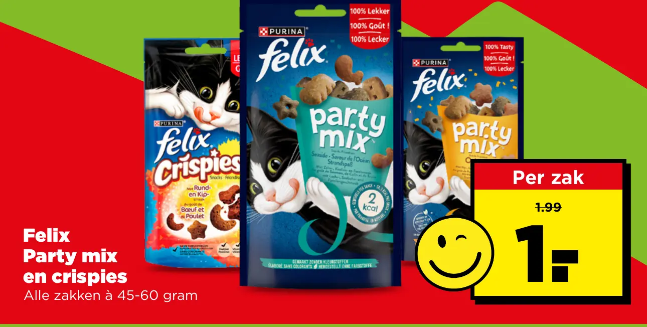 Felix Partymix en crispies