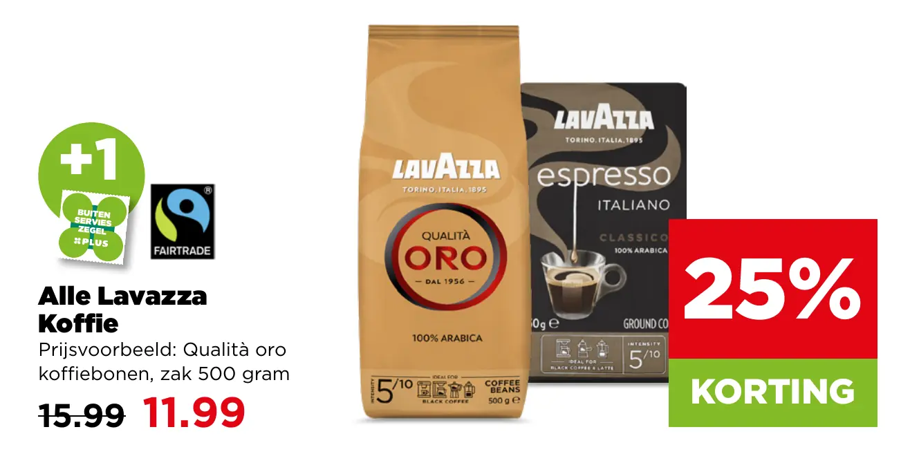 Alle Lavazza Koffie