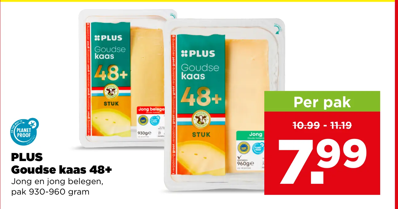 PLUS Goudse kaas 48+