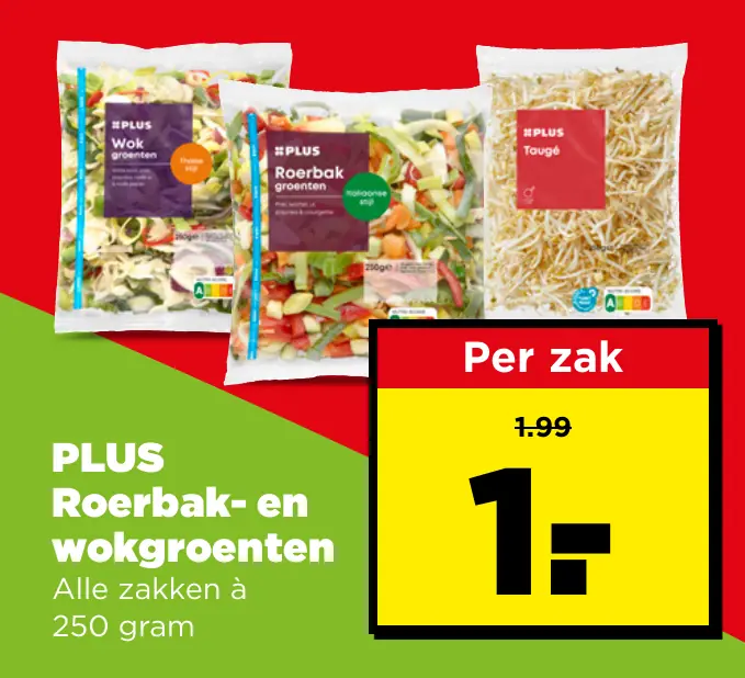 PLUS Roerbak- en wokgroenten