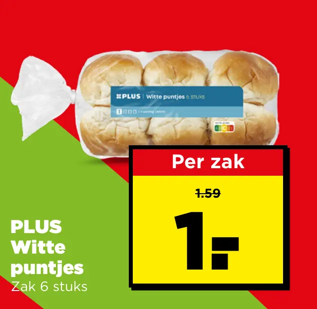 PLUS Witte puntjes