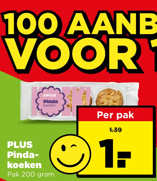 PLUS Pindakoeken