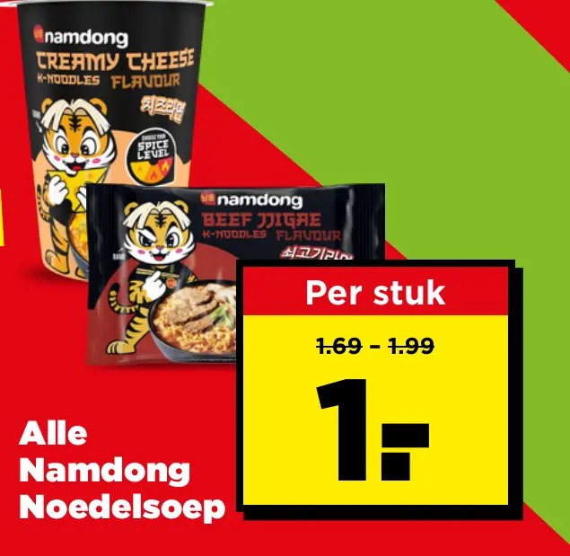 Alle Namdong Noedelsoep