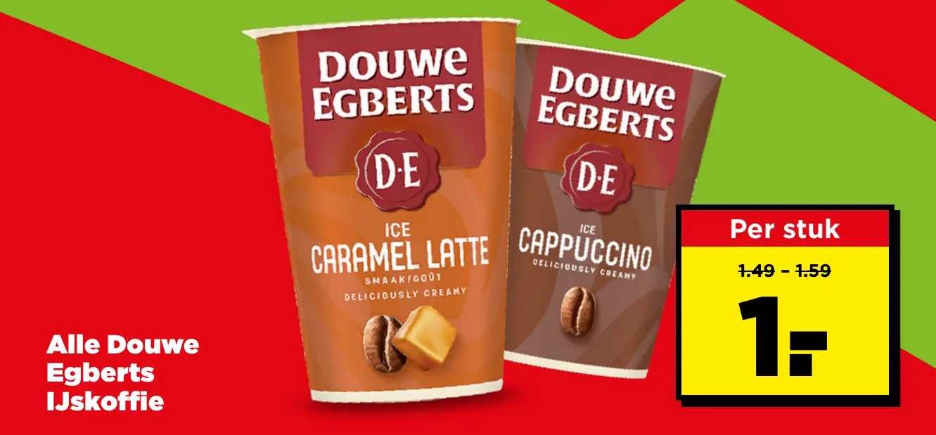 Alle Douwe Egberts IJskoffie