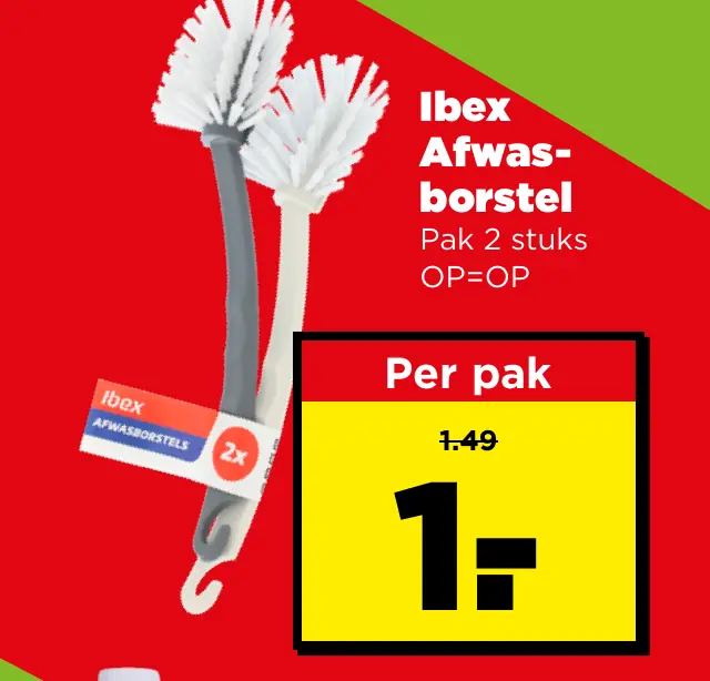 Ibex Afwasborstel