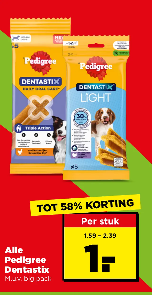 Alle Pedigree Dentastix