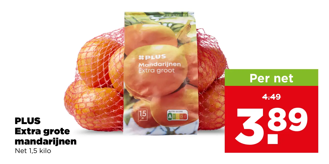 PLUS Extra grote mandarijnen