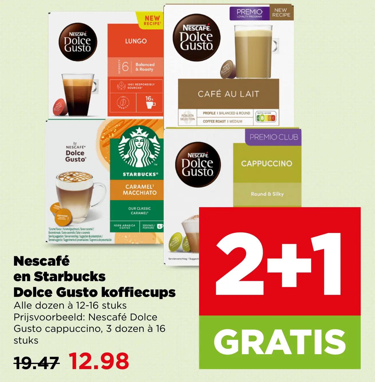 Nescafé en Starbucks Dolce Gusto koffiecups