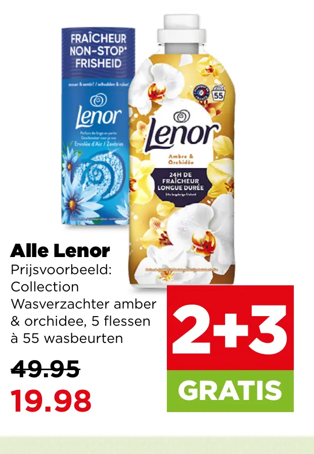 Alle Lenor — 50% korting