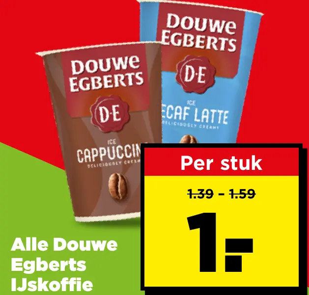 Alle Douwe Egberts Ijskoffie